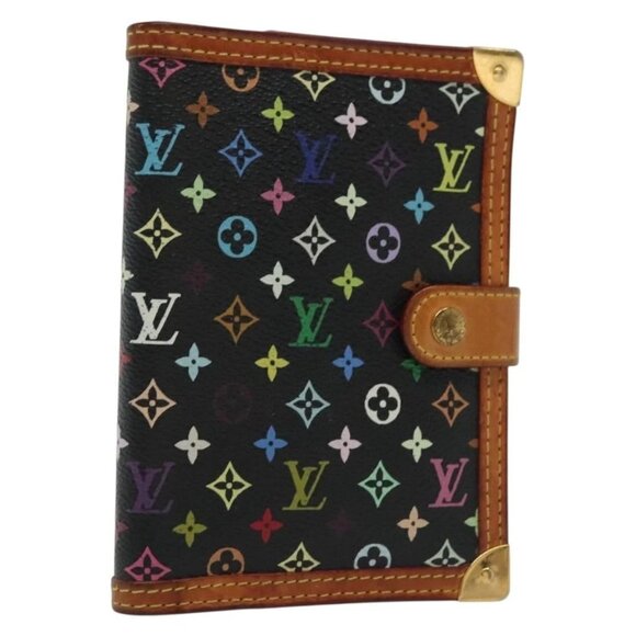 LOUIS VUITTON Multicolor Agenda PM Day Planner Cover Black - Picture 1 of 16